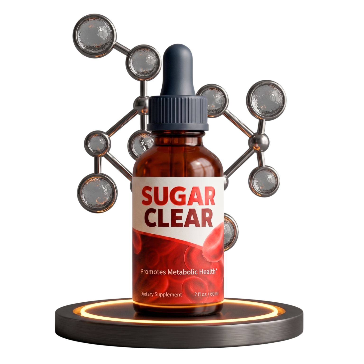 SugarClear formula molecular concept